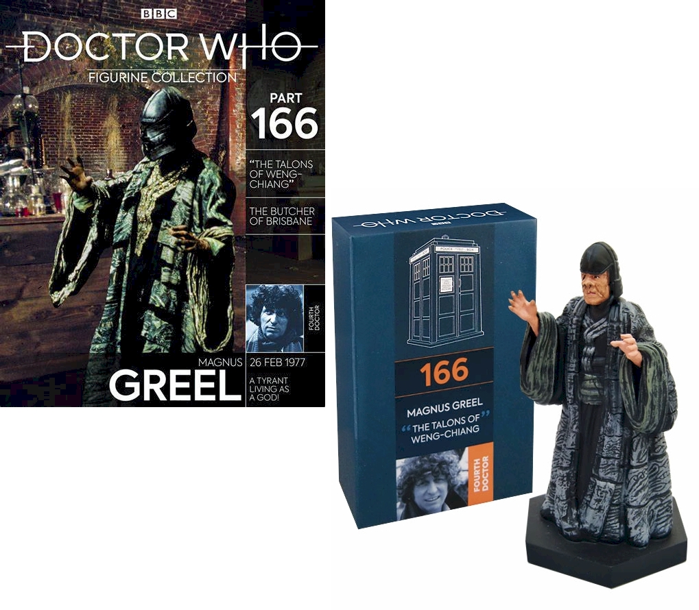 Doctor Who Figure Magnus Greel from The Talons of Weng Chiang Eaglemoss Boxed Model Issue #166