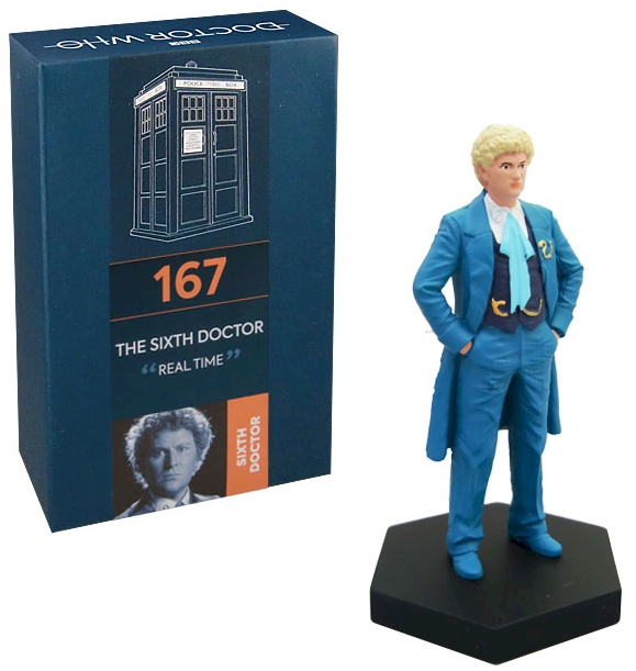 Doctor Who Figure The Sixth Doctor Eaglemoss Boxed Model Issue #167