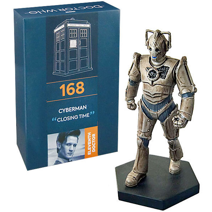Doctor Who Figure Damaged Cyberman Eaglemoss Boxed Model Issue #168