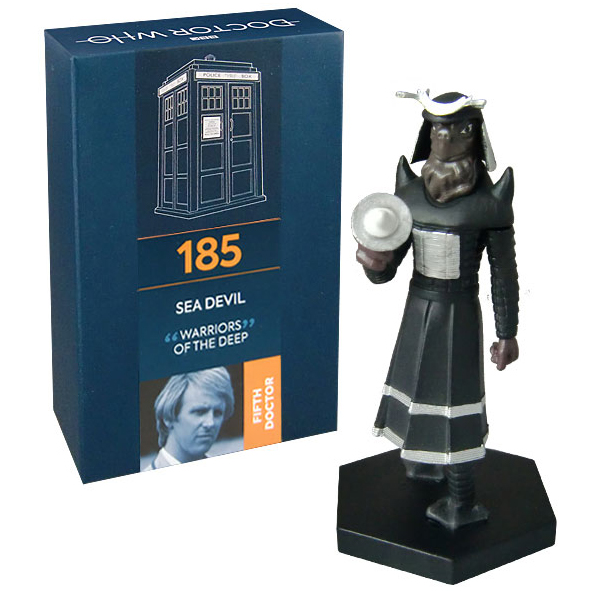 Doctor Who Figure Sea Devil Eaglemoss Boxed Model Issue #185