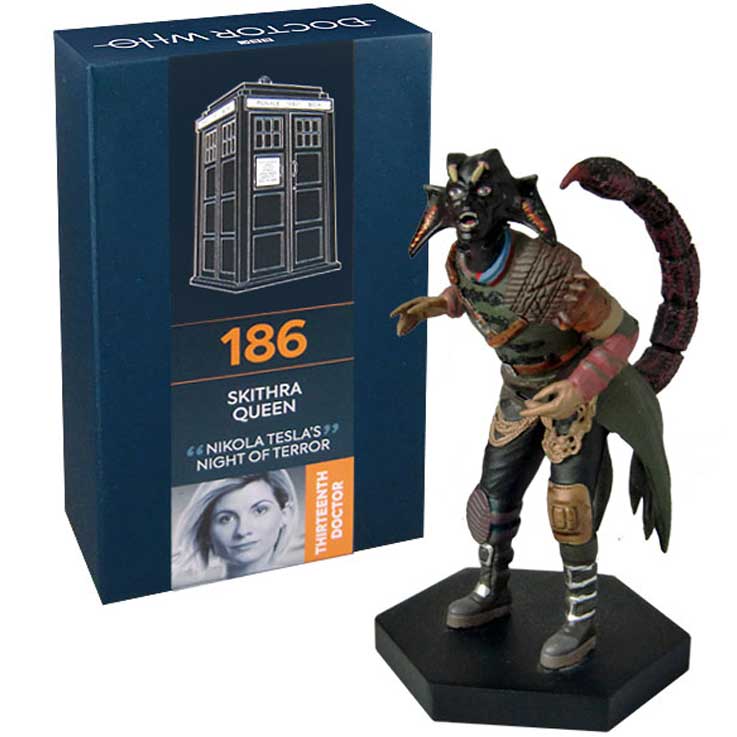 Doctor Who Figure Skithra Queen Eaglemoss Boxed Model Issue #186