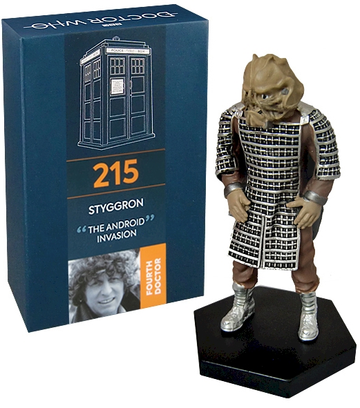 Doctor Who Figure Styggron Eaglemoss Boxed Model Issue #215 DAMAGED PACKAGING