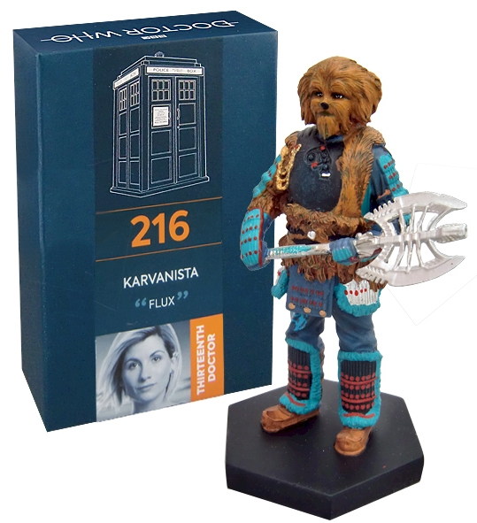 Doctor Who Figure Karvanista Eaglemoss Boxed Model Issue #216 DAMAGED PACKAGING