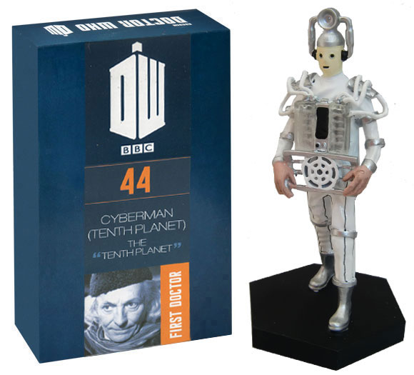 Doctor Who Figure Mondas Tenth Planet Cyberman Eaglemoss Boxed Model Issue #44