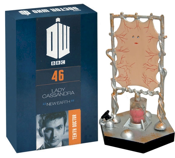 Doctor Who Figure Lady Cassandra Eaglemoss Boxed Model Issue #46