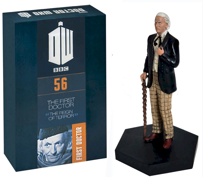 Doctor Who Figure First Doctor William Hartnell Eaglemoss Boxed Model Issue #56