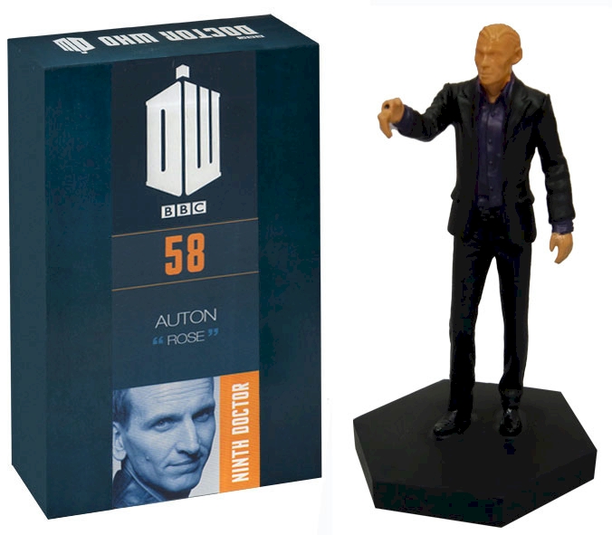 Doctor Who Figure Auton Figure Eaglemoss Boxed Model Issue #58