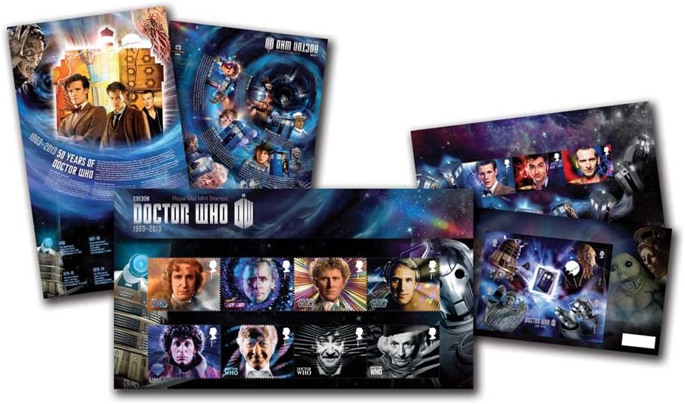 Doctor Who Royal Mail 50th Anniversary Stamp Presentation Pack PP455