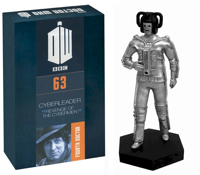 Doctor Who Figure Cyber Leader Eaglemoss Boxed Model Issue #63