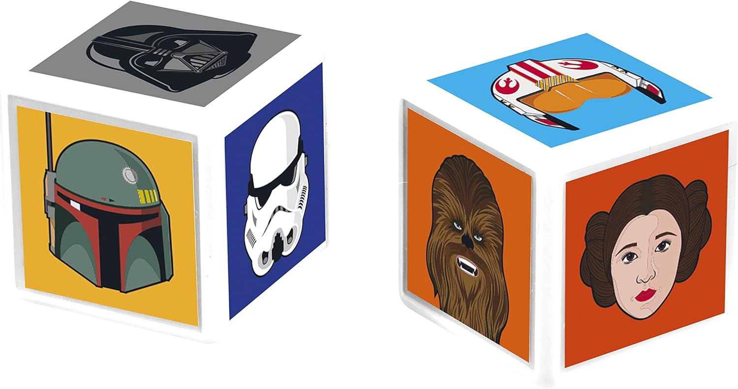 Top Trumps Match Star Wars - Gioco Di Memoria A Dadi Per Bambini Dai 4 Anni - Personaggi: Kylo Ren, Boba Fett, Chewbacca, Darth Maul