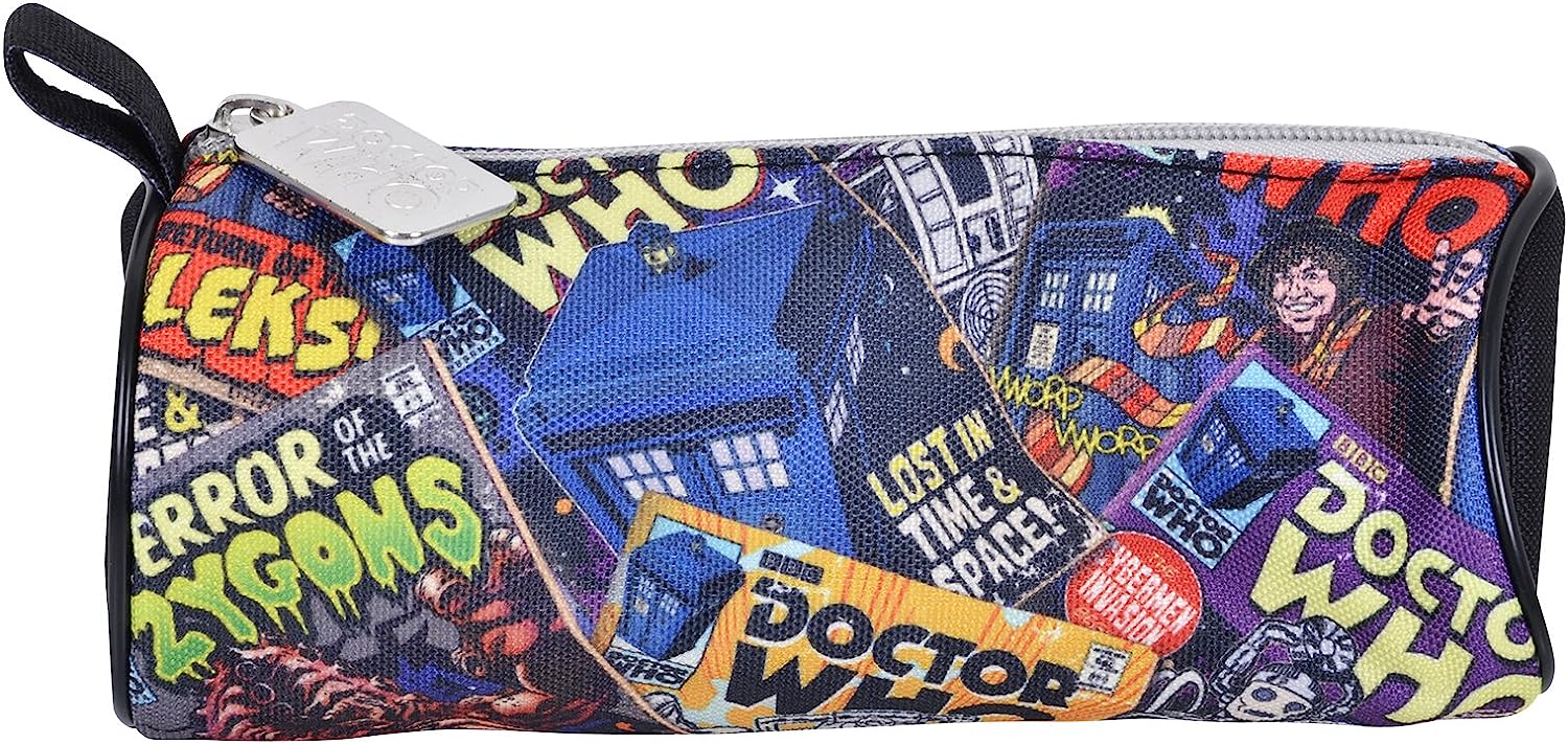 Doctor Who Retro Comic Book Pencil Case