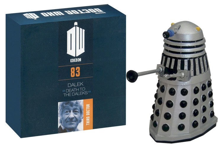 Doctor Who Figure Machine-Gun Death Dalek Eaglemoss Boxed Model Issue #83 DAMAGED PACKAGING