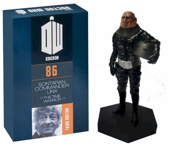 Doctor Who Figure Sontaran Commander Linx Eaglemoss Boxed Model Issue #86