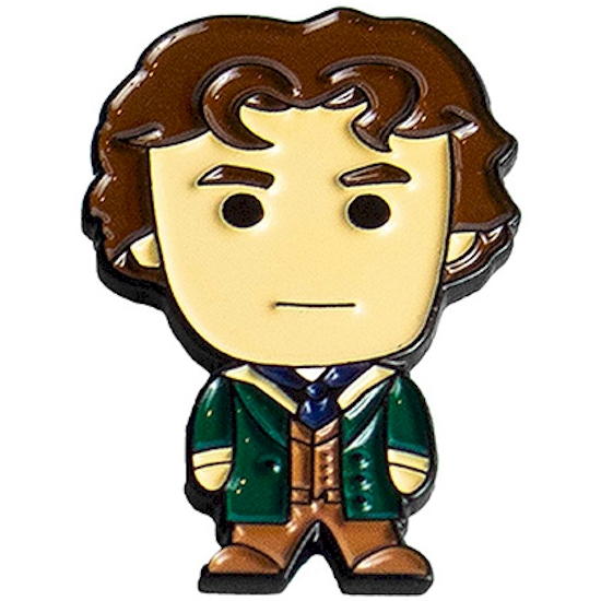 Doctor Who Eighth Doctor Chibi Style Pin Badge
