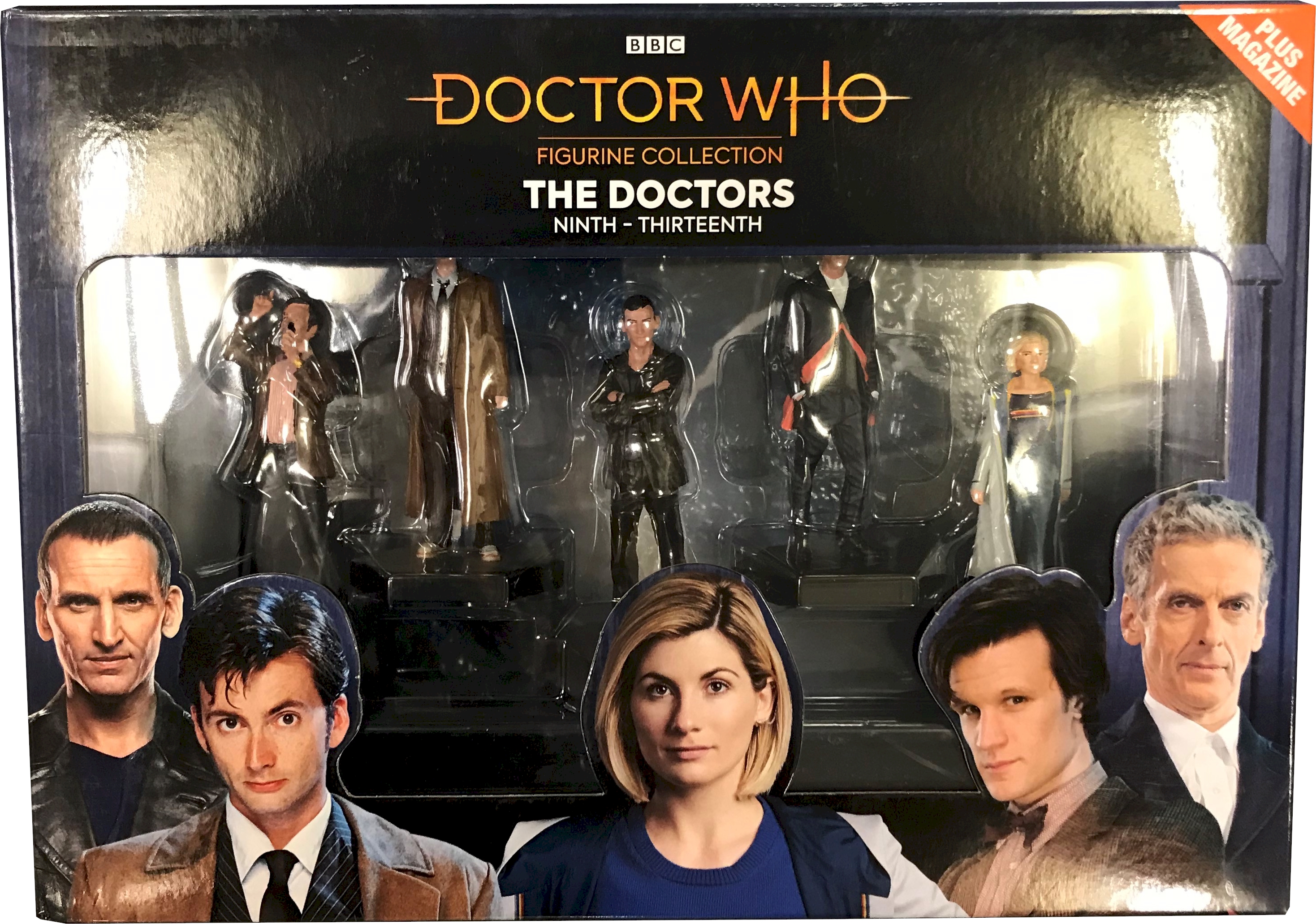 Doctor Who Eaglemoss Figure Box Set #10 The Doctors Ninth to Thirteenth ...