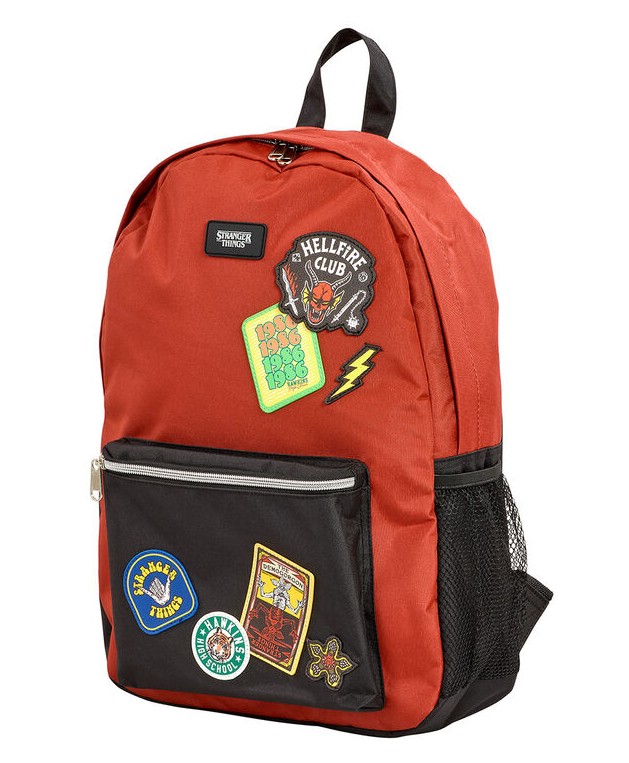 Stranger Things Backpack with Patches Design - Serving Who fans and ...
