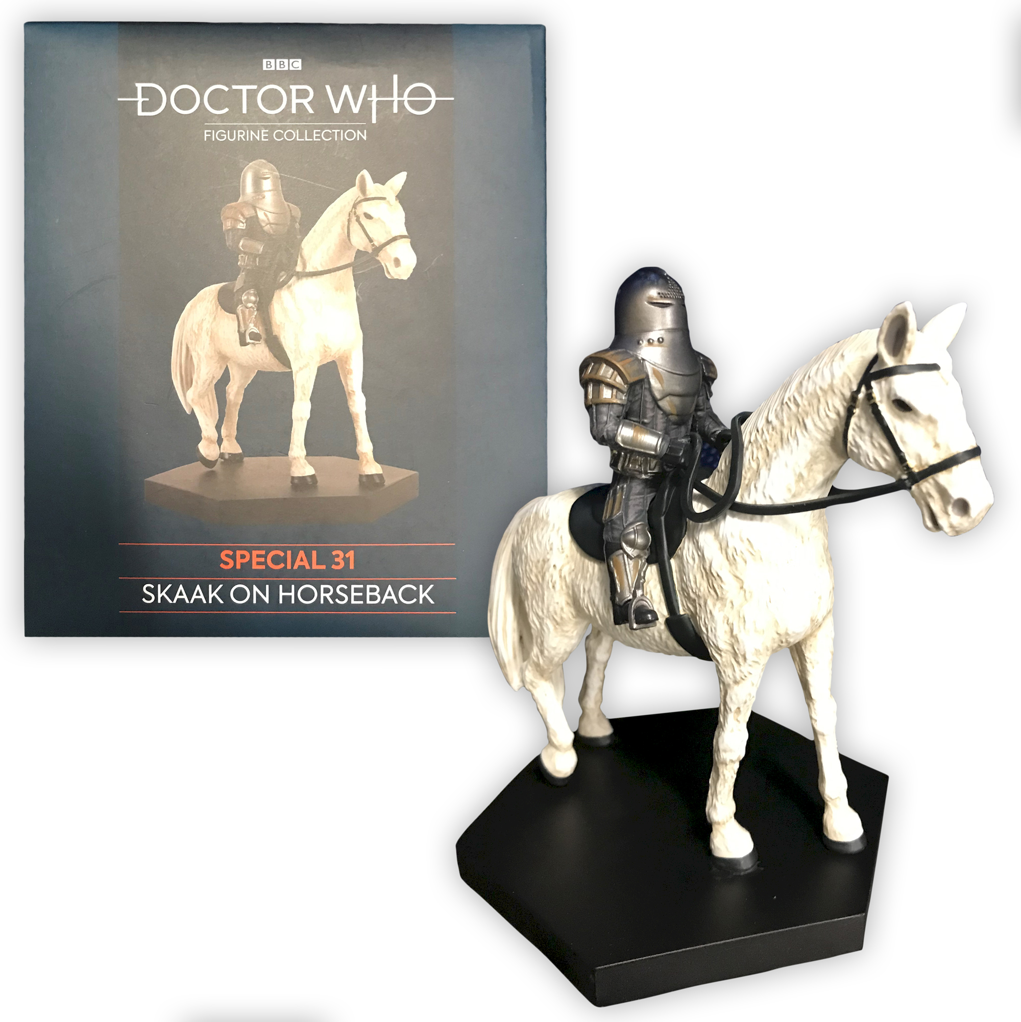 Doctor Who Figure Sontaran Skaak on Horseback Eaglemoss Boxed Model Issue #S31