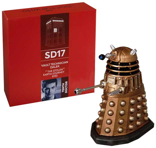 Doctor Who Figure Vault Technician Dalek Eaglemoss Boxed Model Issue (15) #SD17