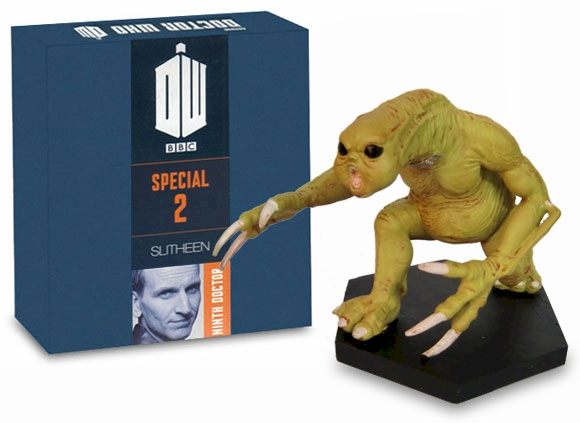 Doctor Who Figure Slitheen Eaglemoss Boxed Model Issue #S2 DAMAGED PACKAGING