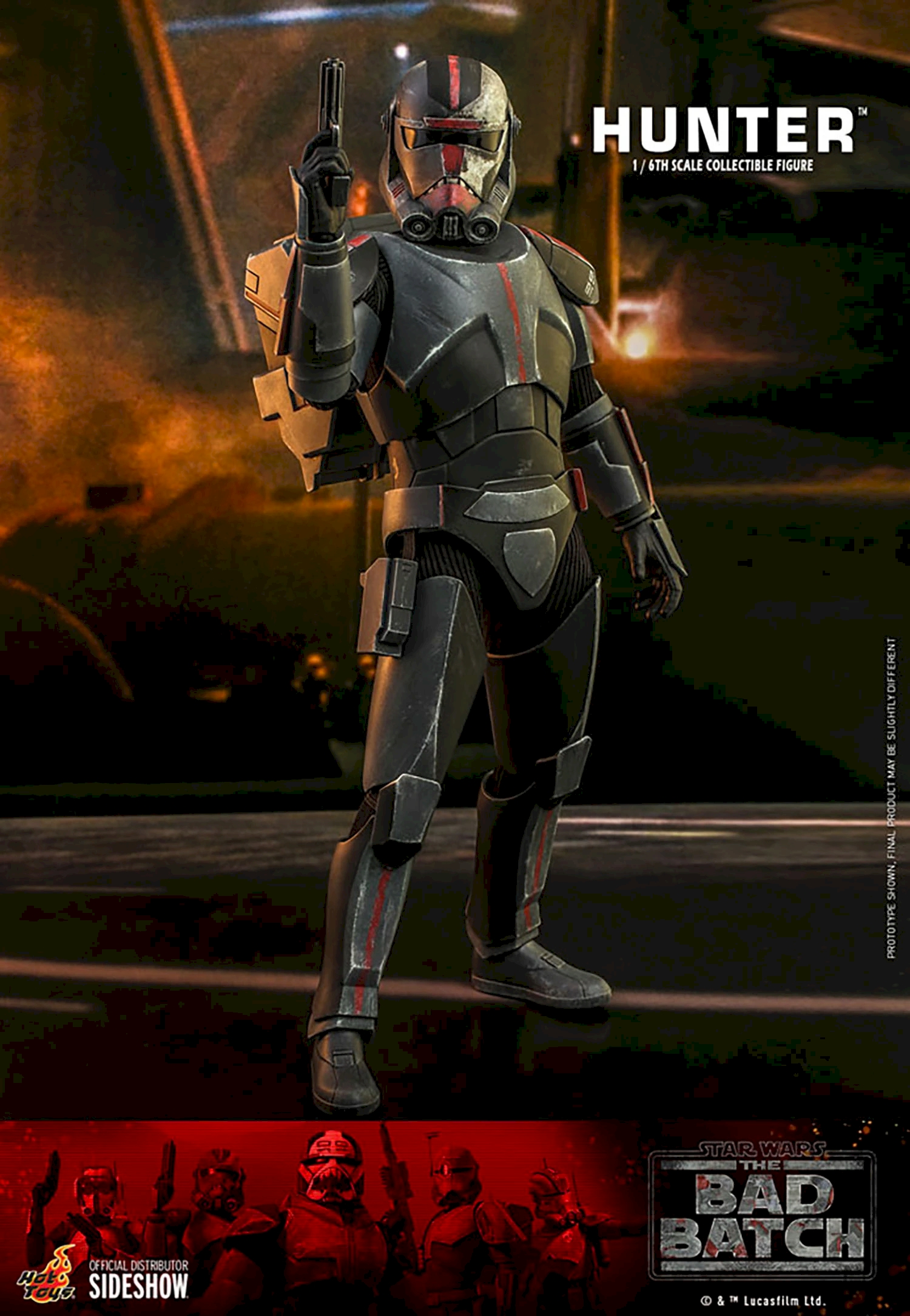 Hot Toys Star Wars Hunter 1/6 Scale Figure TMS050 - Serving Who