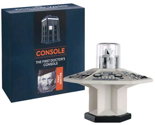 Doctor Who Tardis Console Model First Doctor Rare Black & White Variant Version Eaglemoss Boxed Model Issue #3b