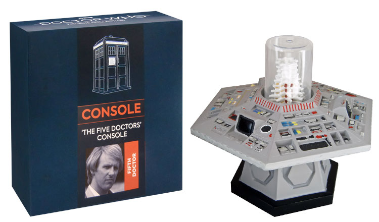 Doctor Who Tardis Console Model Five Doctors Version Eaglemoss Boxed Model Issue #2