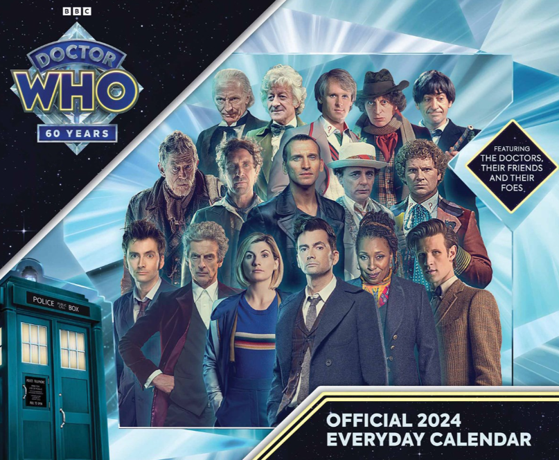 Doctor Who Official 2024 Everyday Desk Calendar