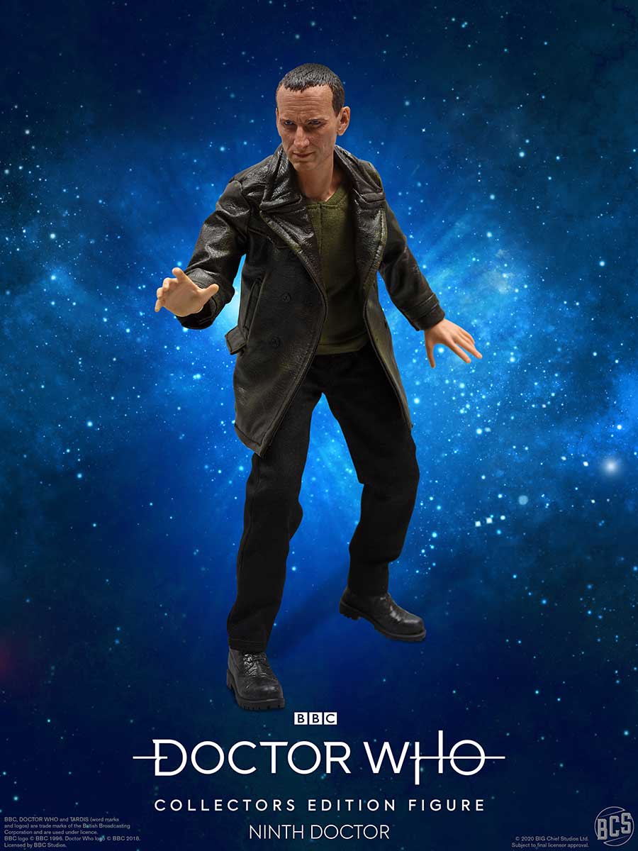 Set Di 3 Action Figure Doctor Who - Nono Dottore (versione Normale E Ologramma) E Rose Tyler, 5.5 Pollici