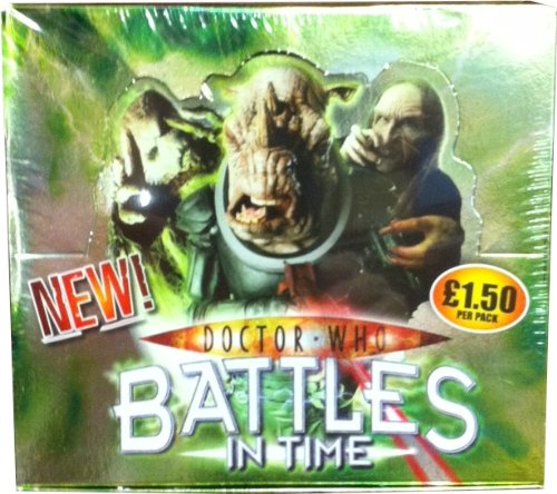 Doctor Who Battles in Time Invader Trading Cards NEW SEALED box of 32