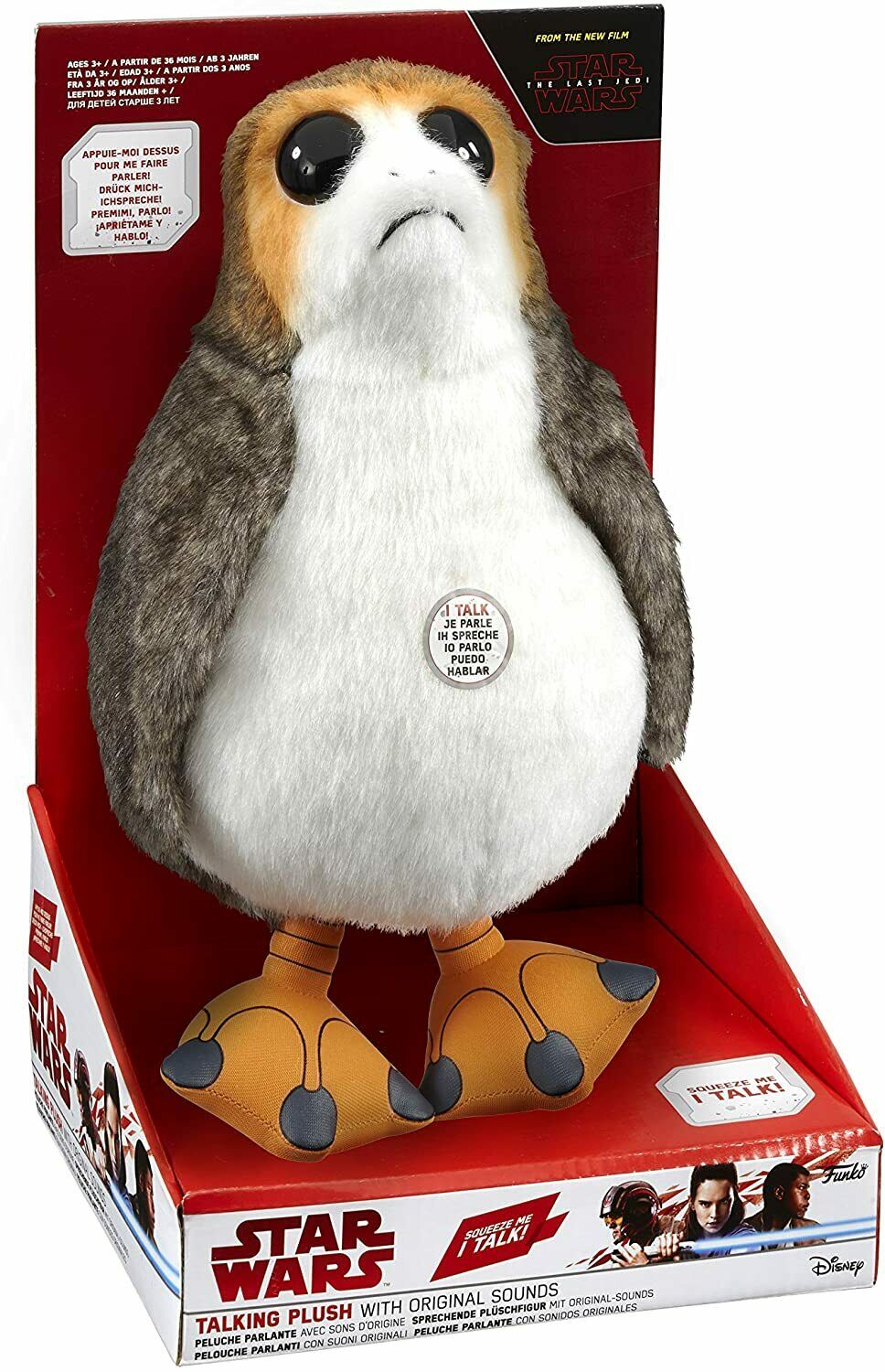 Star Wars Talking Porg Plush Soft Toy