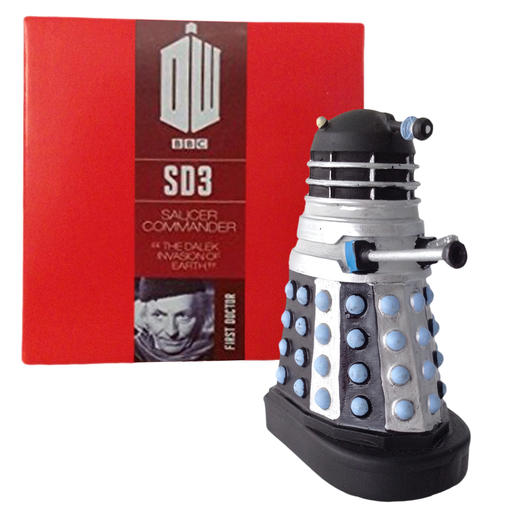 Doctor Who Figure Saucer Dalek Eaglemoss Model Issue #SD3