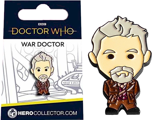 Doctor Who War Doctor Chibi Style Pin Badge