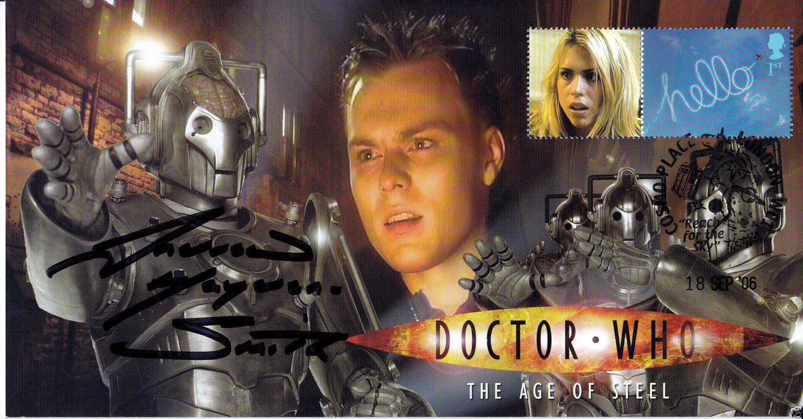 Doctor Who 2006 Series 2 Episode 6 Age of Steel Collectible Stamp Cover Signed by ANDREW HAYDEN SMITH