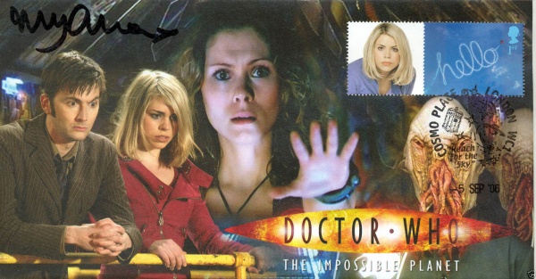 Doctor Who 2006 Series 2 Episode 8 The Impossible Planet Collectible Stamp Cover Signed by MYANNA BURING