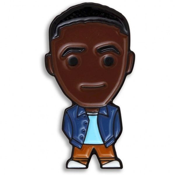 Doctor Who Ryan Sinclair Chibi Style Pin Badge