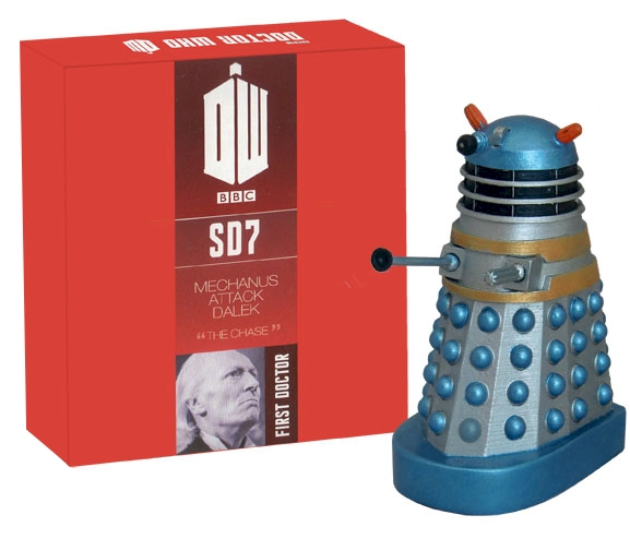 Doctor Who Figure Mechanus Attack Dalek Eaglemoss Boxed Model Issue Rare Dalek #SD7