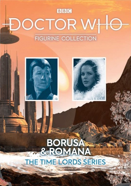 Doctor Who Figure Set Borusa & Romana Eaglemoss Time Lord Box #3