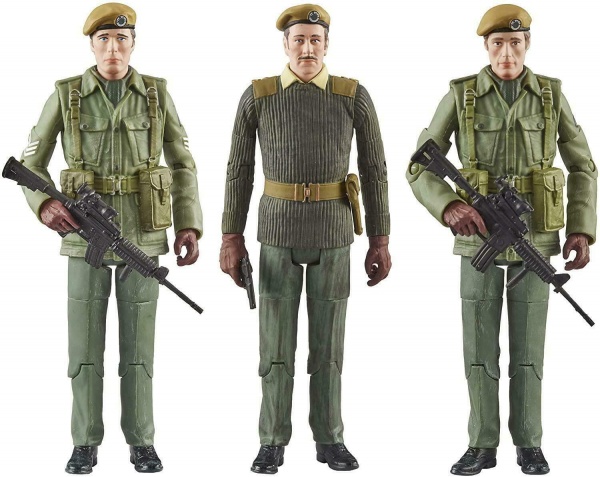Doctor Who U.N.I.T Action Figures 1971 The Claws Of Axos Collectors Set