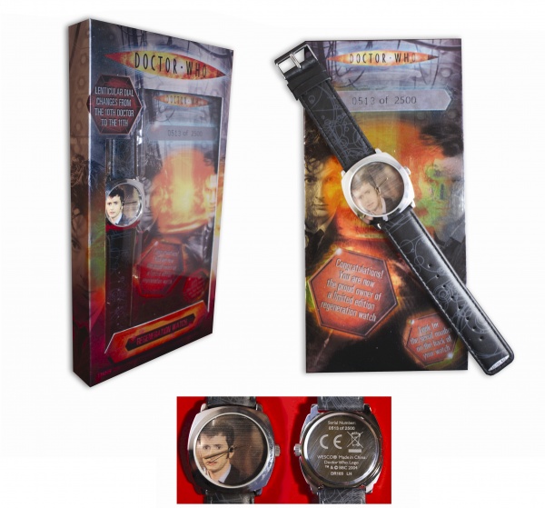 Doctor Who Regeneration Watch Limited Edition of 2500 with Lenticular Design