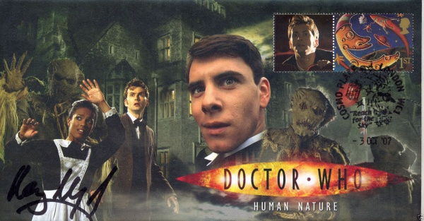 Doctor Who 2007 Series 3 Episode 8 Series Human Nature Collectible Stamp Cover Signed by HARRY LLOYD