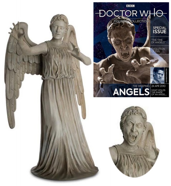 Doctor Who Eaglemoss MEGA Figure Weeping Angel Eaglemoss #7 NEW BUT DAMAGED