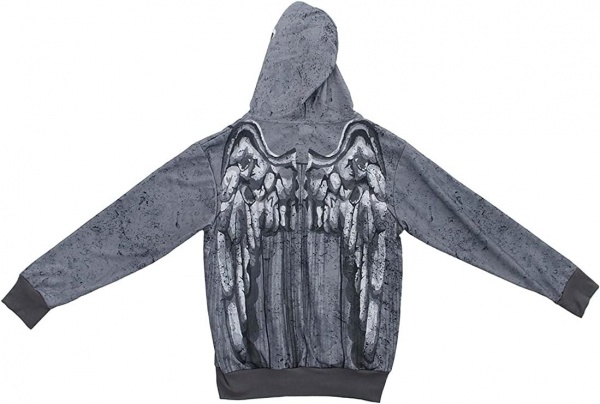 Doctor Who Weeping Angel Zipped Hoodie